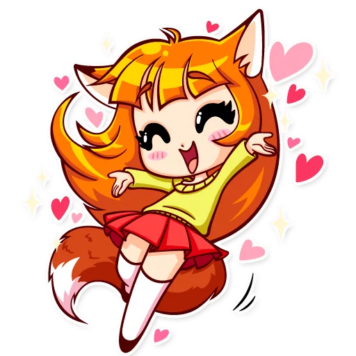 💕 Стикер «Alice Fox» для Telegram