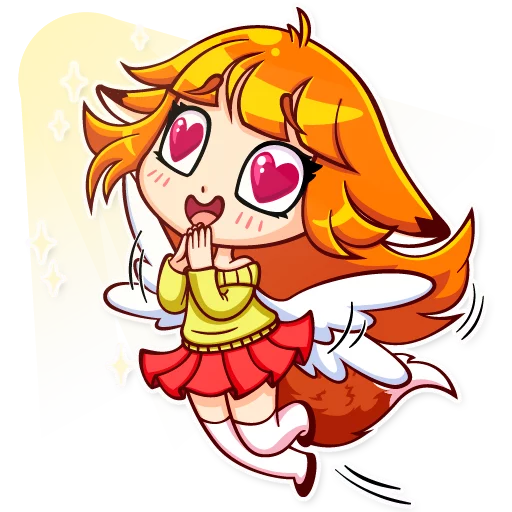 👼 Стикер «Alice Fox» для Telegram