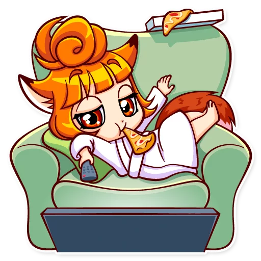 📺 Стикер «Alice Fox» для Telegram