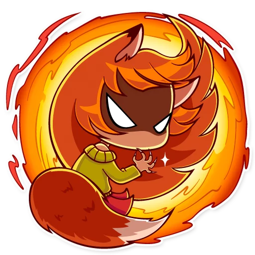 👹 Стикер «Alice Fox» для Telegram