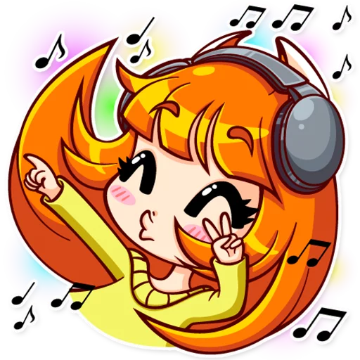 🎧 Стикер «Alice Fox» для Telegram