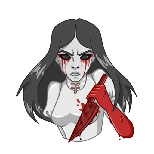 👿 Стикер «Alice Madness Returns» для Telegram