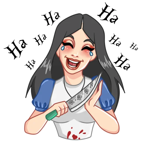 😸 Стикер «Alice Madness Returns» для Telegram