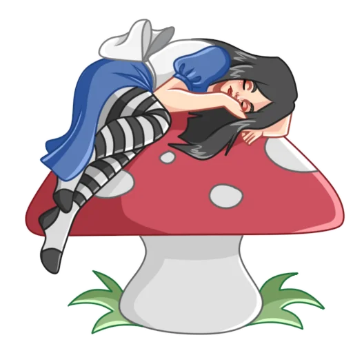 🌠 Стикер «Alice Madness Returns» для Telegram