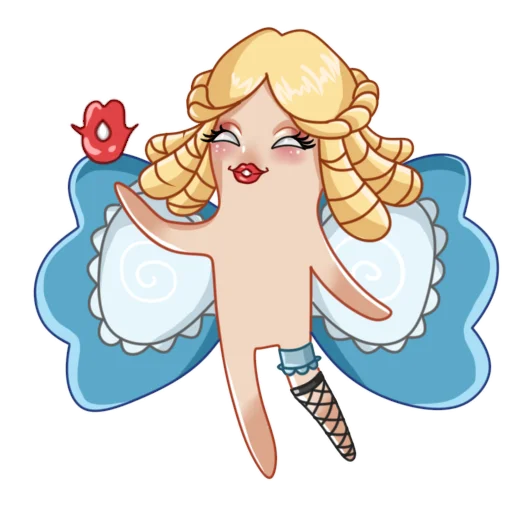 😘 Стикер «Alice Madness Returns» для Telegram