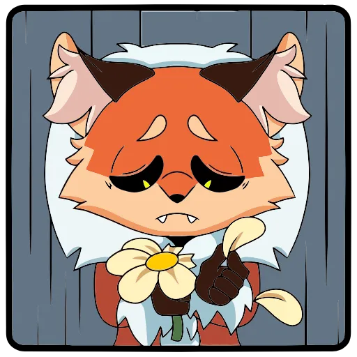 😖 Эмодзи «Лиса Алиса» для Telegram