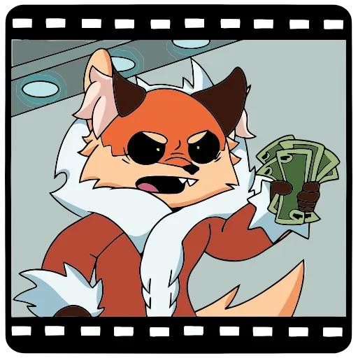 🤑 Эмодзи «Лиса Алиса» для Telegram