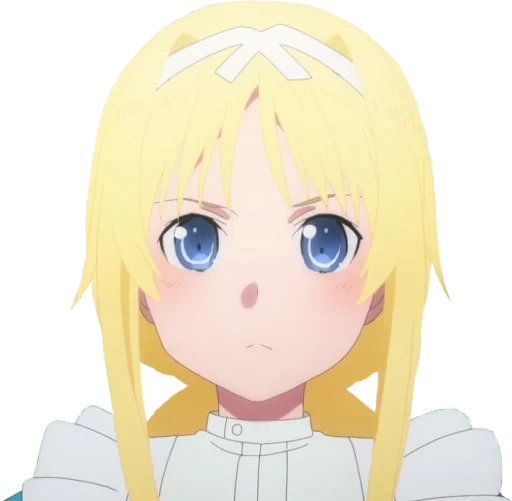 😳 Стикер «Alice Zuberg» для Telegram