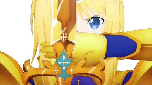 ⚔ Стикер «Alice Zuberg» для Telegram
