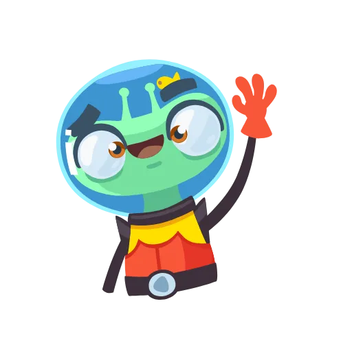 Стикерпак Alien Grisha для Telegram — скачать