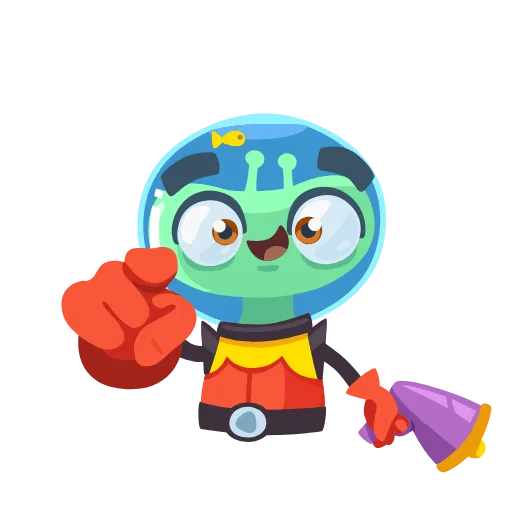 👽 Стикер «Alien Grisha» для Telegram