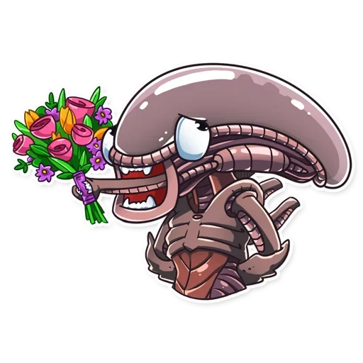 💐 Стикер «Alien Romulus» для Telegram
