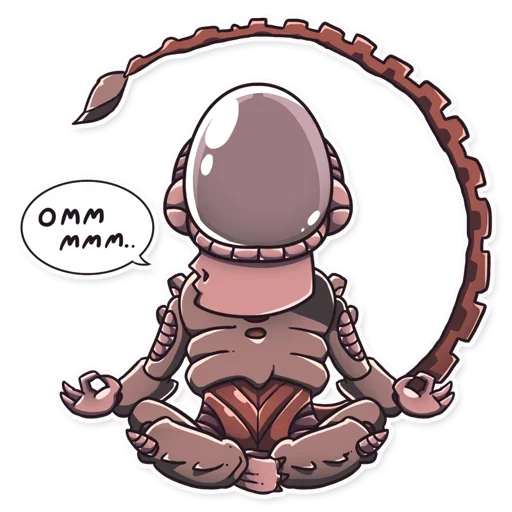 😌 Стикер «Alien Romulus» для Telegram