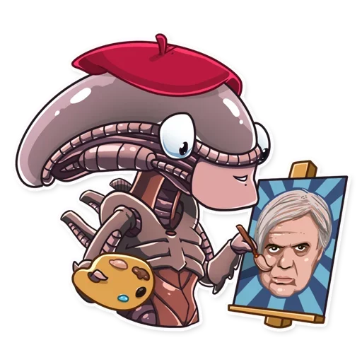 🎨 Стикер «Alien Romulus» для Telegram