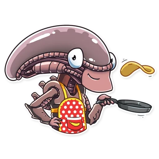 🍳 Стикер «Alien Romulus» для Telegram