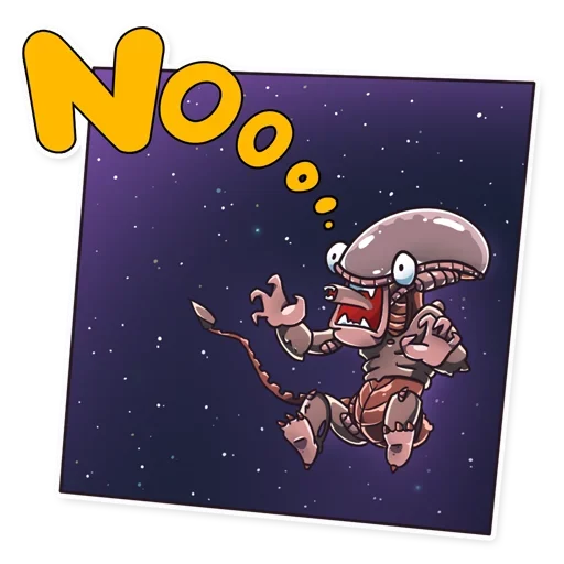 😩 Стикер «Alien Romulus» для Telegram