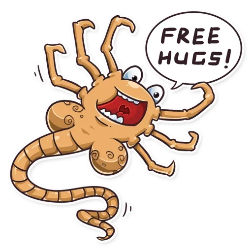 🤗 Стикер «Alien Romulus» для Telegram