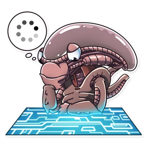 🤔 Стикер «Alien Romulus» для Telegram