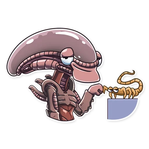 🤜 Стикер «Alien Romulus» для Telegram