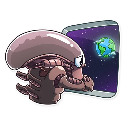 😔 Стикер «Alien Romulus» для Telegram