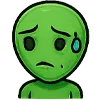 😓 Эмодзи «Пришелец» для Telegram