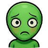 😳 Эмодзи «Пришелец» для Telegram