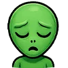 😧 Эмодзи «Пришелец» для Telegram