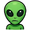 😶 Эмодзи «Пришелец» для Telegram