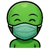 😷 Эмодзи «Пришелец» для Telegram