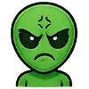 🤬 Эмодзи «Пришелец» для Telegram