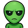 🫤 Эмодзи «Пришелец» для Telegram