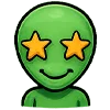 🤩 Эмодзи «Пришелец» для Telegram