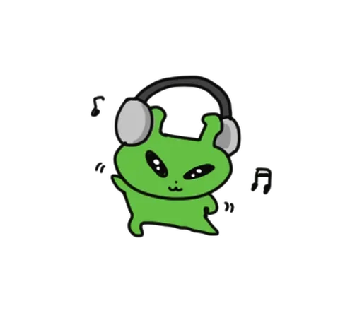 🎧 Стикер «Alien Bunny» для Telegram