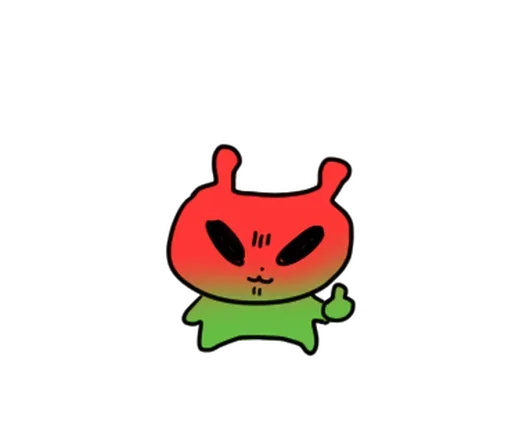 😡 Стикер «Alien Bunny» для Telegram