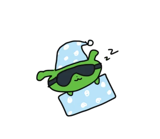 😴 Стикер «Alien Bunny» для Telegram