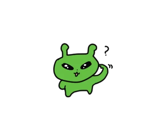 🤨 Стикер «Alien Bunny» для Telegram