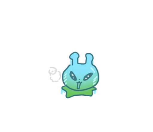 😨 Стикер «Alien Bunny» для Telegram