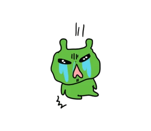 😭 Стикер «Alien Bunny» для Telegram