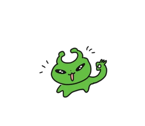 👌 Стикер «Alien Bunny» для Telegram
