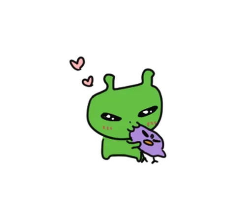 🥰 Стикер «Alien Bunny» для Telegram