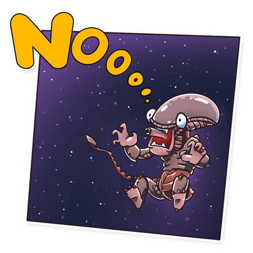 😫 Стикер «Al the Alien» для Telegram