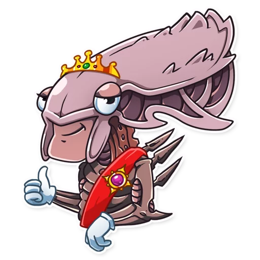 👍 Стикер «Al the Alien» для Telegram