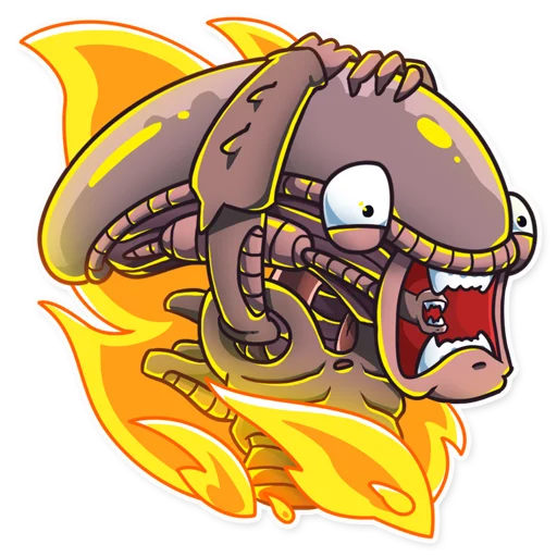 😨 Стикер «Al the Alien» для Telegram