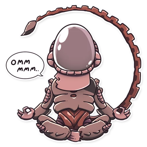 😌 Стикер «Al the Alien» для Telegram