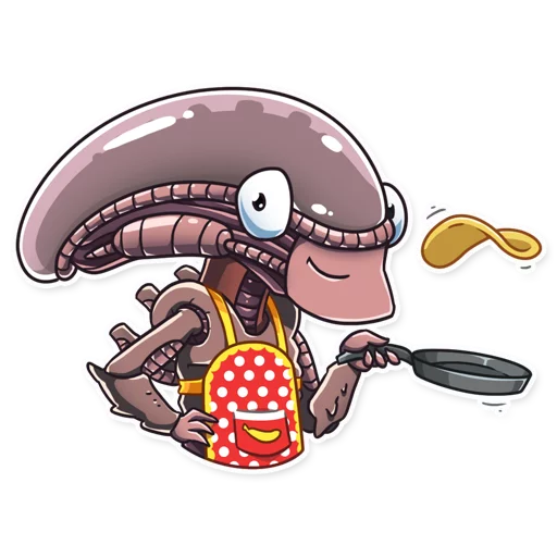 👨 Стикер «Al the Alien» для Telegram