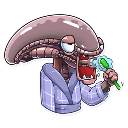 😞 Стикер «Al the Alien» для Telegram