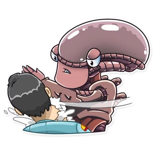 👊 Стикер «Al the Alien» для Telegram