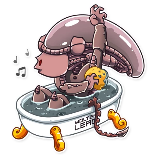 🛀 Стикер «Al the Alien» для Telegram