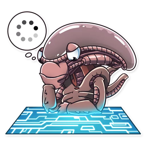 🤔 Стикер «Al the Alien» для Telegram