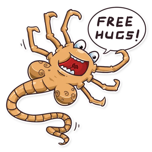 🤗 Стикер «Al the Alien» для Telegram